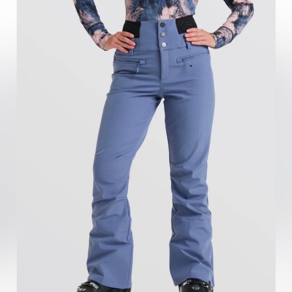 Roxy Rising High Ski Pant SZ Small “wild Wind” blue color NWOTs